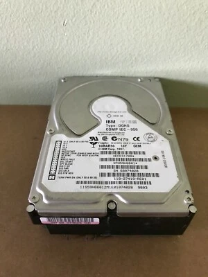 IBM DGHS 18Y 18.2GB Ultra SCSI 80 Pin 3.5" HH-, 59H6601 - Image 1 of 2