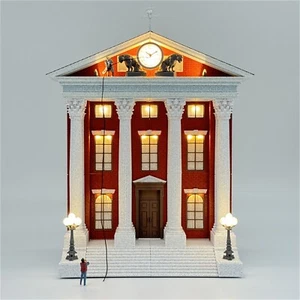 Classic 1/64 Scale Back to the Future Court House Clock Tower Diorama Hobby Toys - Picture 1 of 16