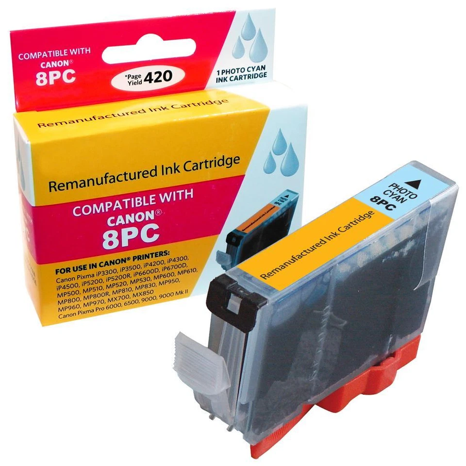 CLI-8PC-KD Ink-CLI8C-Canon-PhotoCyan-for Canon Pixma iP3300 - Image 1 of 1