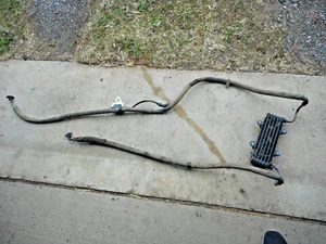 OEM 1987-2002 SUZUKI QUADRUNNER 250 4X4 KINGQUAD 300 OIL COOLER & LINES - Picture 1 of 6