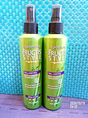 2 NEW GARNIER FRUCTIS STYLE FULL CONTROL HAIRSPRAY  PUMP SPRAY HOLD #4  8.5 oz. - Image 1 of 3