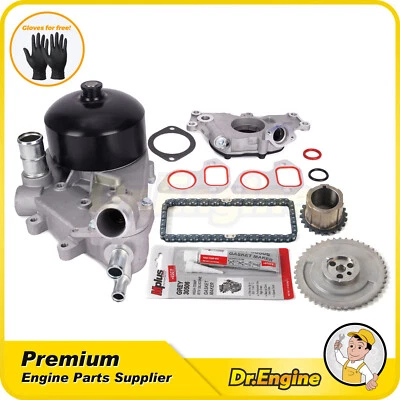 Timing Chain Kit Oil Water Pump for Chevry Camaro Corvette Pontiac Firebird 5.7L - Image 1 of 4