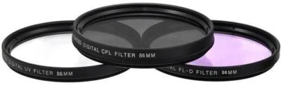 Xit 86mm Pro Series Multi Coated 3Pc Lens Filter Set (Black) - Image 1 of 2