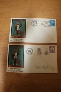 US pair FDC Scott 718 & 719 1932 Xth Olymiad, Both covers Olympic Cover Co - Picture 1 of 2