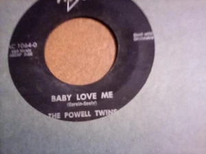 RARE ROCKABILLY 45/POWELL TWINS on ACCENT: Baby love me - Picture 1 of 1