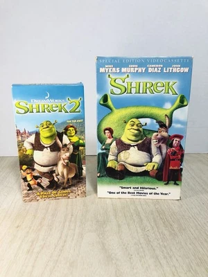 Shrek VHS 2001 (Special Edition) Big Box (VHS) Dreamworks And Sherk 2 VHS bundle - Image 1 of 2