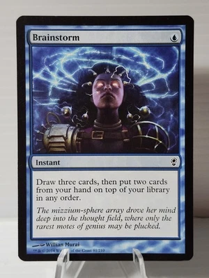 x1 Brainstorm NM #91 Conspiracy MTG Magic The Gathering  - Image 1 of 2