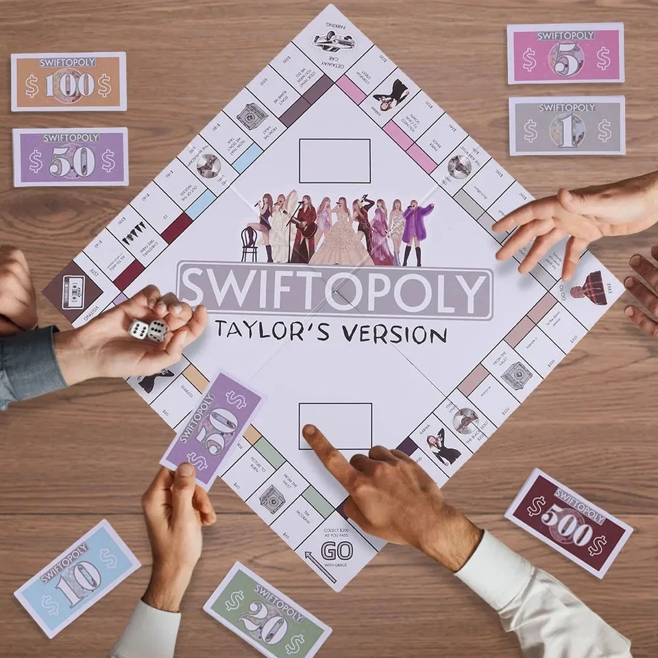 Couple Board Game Inspired by Taylor Swift Monopoly Family Camp Party Card Games - image 1 of 4