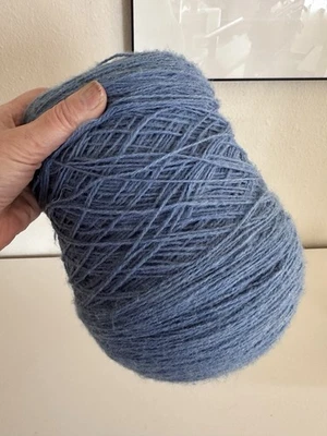 Máquina de tejer a mano hilo Newton’s Country Cone azul gris acrílico 1+ lb Foto 1 de 4