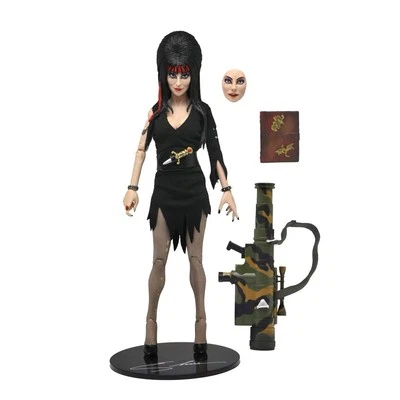Elvira Mistress of the Dark Commando Juguete Figura de Acción Muñeca NECA 342434 Nuevo Foto 1 de 4
