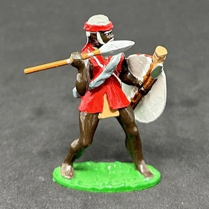 Dorset Zulu War Zulu Krieger in roter Tunika mit Schild & Speer - Bild 1 von 5