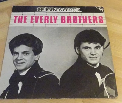 THE EVERLY BROTHERS--LEGENDS OF ROCK--DOUBLE-12" VINYL LPs-28 TRACKS-EX-GERMAN - Image 1 of 3