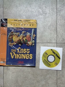 The Lost Vikings CD ROM 1993 VALUEWARE Interplay Adventure PC Video Game Big Box - Bild 1 von 9