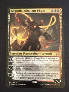 1x Foil Angrath, Minotaur Pirate (201) Rivals of Ixalan LP MTG Magic x1 MKE - Imagen 1 de 2