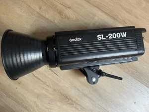 Two Godox SL-200W LED Studio Light w/Bowens Mount 5600K & Remote - Picture 1 of 1