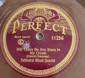 78 Cathedral Mixed Quartet- Will There Be Any Stars In My Crown Perfect 12553 E - Picture 1 of 4