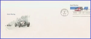 USA3 #U587 U/A UNKNOWN FDC Auto Racing - Picture 1 of 1