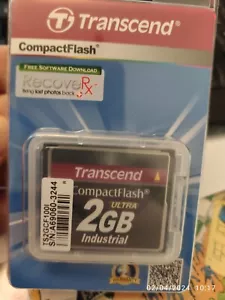 Transcend Ultra 2G CF Card Industrial Grade 2GB CompactFlash CF Card TS2GCF100I - Picture 1 of 2