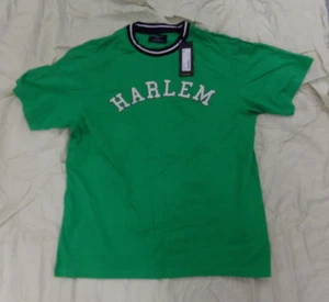 COTTON ON GARMENTS Mens Size Large Green HARLEM Short Sleeve T-Shirt NEW - Picture 1 of 3
