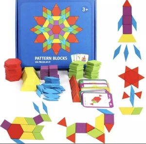 Kinder Pädagogisches Montessori Holzspielzeug Holzformen Geometrische Lernpuzzles - Bild 1 von 7