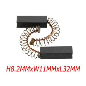 Cepillos de carbono para aspirar máquina de alimentación de alimentos 8,2X11X32 mm VENDEDOR AU - Imagen 1 de 3