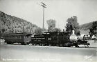 Rppc Postcard Old Smoke & Cinders Old Time Train Idaho Springs Co Sanborn I 936