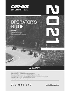 Manual del propietario Can Am Book Guide 2021 Spyder RT Limited. - Imagen 1 de 12