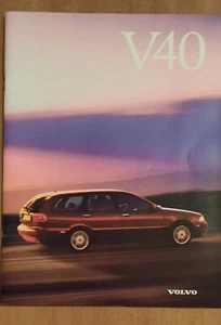 Volvo V40 1997 UK Market Sales Brochure - 35 Pages / A4 - Good Condition - Picture 1 of 8