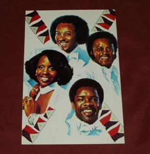 GLADYS KNIGHT & THE PIPS SAS INC. MANAGEMENT PROMO 5X7 ARTWORK POSTCARD EX/NM - Picture 1 of 2