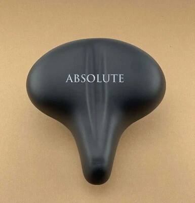 BLACK CRUISER BICYCLE SADDLE VINTAGE SCHWINN TANK BIKE CLASSIC BEACHCOMFORT SEAT - Image 1 of 2