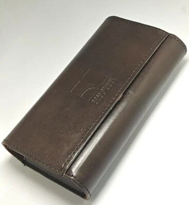 Estuche para gafas Hugo Boss naranja MARRÓN OSCURO Foto 1 de 4