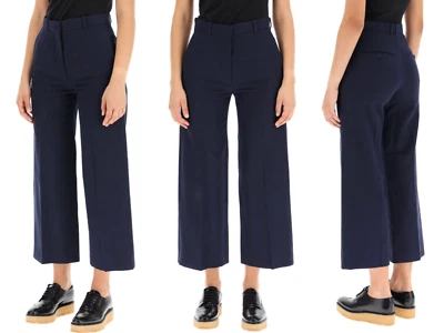 KENZO de Mujer Iconic Rare Luxury Algodón Boquilla Recortada Pantalones Nueva M - Imagen 1 de 4