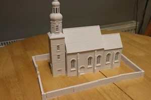 Wartenburg Kirche detailliertes Gebäude 10 mm Wargaming 1815 Napoleonisches WATERLOO - Bild 1 von 1
