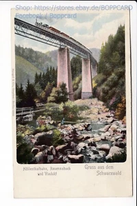 BEZIRK FREIBURG , SCHWARZWALDBAHN , VIADUKT , EISENBAHN , ca1905  Q - Bild 1 von 2