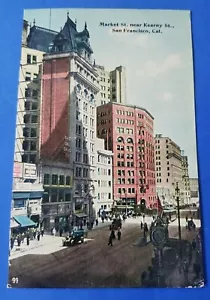 Postcard Market St near Kearny St 1900s San Francisco California - Picture 1 of 2