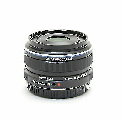 Olympus V311050BE000 M.Zuiko Digital 17mm F/1.8 Wide Angle Lens - Black