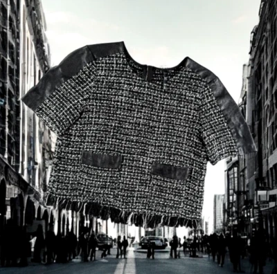 Zara Trf Collection Top Juniors M Peasant Sweater Pockets Boho Gothic Tunic - Image 1 of 4