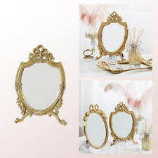 Retro Style Makeup Mirror Oval Shaped Tabletop  Dresser Mirrors Home Decor