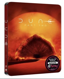 Dune: Part Two (hmv Exclusive) Limited Edition 4K Ultra HD Steelbook - Picture 1 of 2