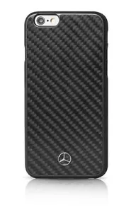 Mercedes-Benz lizenziertes iPhone 6/6S Plus (MEHCP6LRCABK) Kohlefaser Hülle - SCHWARZ - Bild 1 von 1