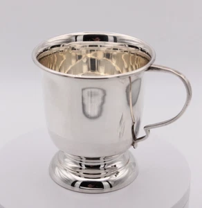 Highly polished Children's Sterling Silver Cup Sheffield 1973 by A. T. Cannon - Picture 1 of 8