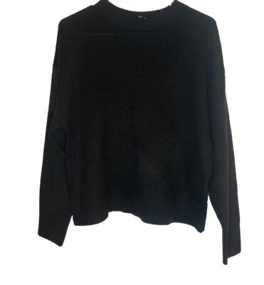 Suéter negro pequeño para mujer HM Divided Foto 1 de 4