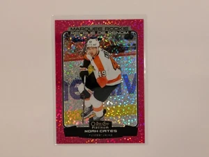 2022-23 O-Pee-Chee Platinum NOAH CATES #239 carpa novato radiocontrol píxeles violetas/299 - Imagen 1 de 2