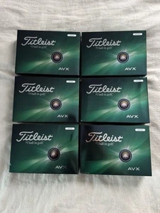 Titleist AVX Golf Balls White Lot Of 6 Dozen Brand New Unused - Picture 1 of 4