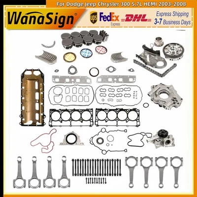 Overhaul Engine Rebuild Kit Fits For Dodge Jeep Chrysler 300 5.7L HEMI 2003-2008 - Image 1 of 4