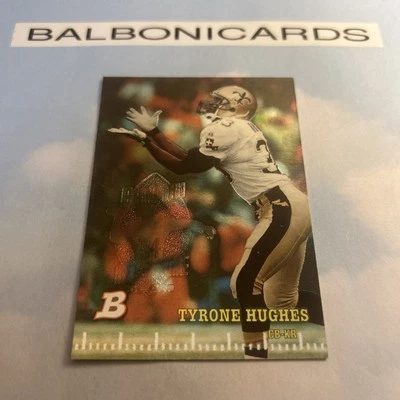 1994 Bowman Football Card #226 Tyrone Hughes Foil! NM+ Free Shipping! - Image 1 of 2