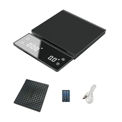 Digital Coffee Scale Rechargeable Pour-Over Coffee Scale with Timer Drip Coffee- - Image 1 of 4