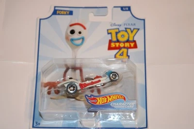 Coche diecast Hot Wheels Forky Toy Story 4 personajes Foto 1 de 4