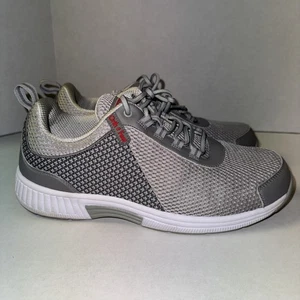 Orthofeet 618 Mens Edgewater Gray Diabetic Orthotic Walking Shoes 11 X-wide EEEE - Picture 1 of 7