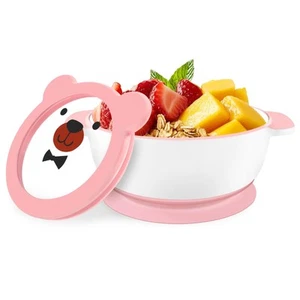 Ceramic Suction Bowl for Babies and Toddlers, Non-Slip Silicone Suction Cup, ... - Picture 1 of 9
